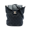 Chanel CC Quilted Lambskin Chain Bucket Bag Secondhand