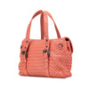 Bottega Veneta Leather Intrecciato Flap Satchel Secondhand