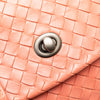Bottega Veneta Leather Intrecciato Flap Satchel Secondhand