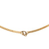 Dior Gold Plated Logo Pendant Necklace Secondhand
