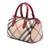 Burberry Supernova Check Canvas Chester Boston Bag Secondhand