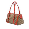 Gucci Small GG Canvas Belted Boston Bag Secondhand