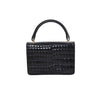 Secondhand Celine Vintage Crocodile Embossed Leather Handbag - '80s