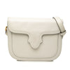 Saint Laurent Embossed Logo Leather Flap Shoulder Bag Secondhand