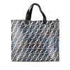 Fendi Joshua Vides Zucca Coated Canvas Cloudy Shopper Satchel Secondhand