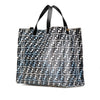 Fendi Joshua Vides Zucca Coated Canvas Cloudy Shopper Satchel Secondhand
