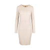 Secondhand Jil Sander Beige Longsleeve Pocket Dress - '10s