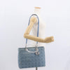 Christian Dior Vintage Lady Dior Bag Cannage Quilt Denim
