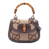 Gucci Mini Jumbo GG Canvas 1947 Bamboo Top Handle Bag Secondhand