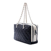 Chanel Paris Venice Quilted Lambskin Lido Shoulder Bag Secondhand