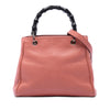 Gucci Small Calfskin Bamboo Shopper Satchel Secondhand