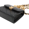 Chanel Mini Quilted Lambskin Enameled Top Handle Flap Secondhand