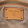 Prada Canvas Canapa Righe Striped Satchel Secondhand