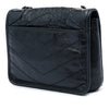 Saint Laurent Crinkled Calfskin Niki Wallet on Chain Secondhand