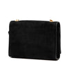 Secondhand Saint Laurent Small Suede Monogram Kate Tassel Crossbody
