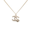 Chanel CC Gold Plated Camellia Pendant Necklace Secondhand