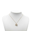 Chanel CC Gold Plated Camellia Pendant Necklace Secondhand