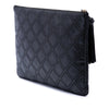 Secondhand Chanel Large Quilted Lambskin Double Stitch Tassel O Case Clutch