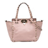 Valentino Mini Leather Rockstud Trapeze Satchel Secondhand