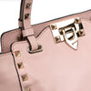Valentino Mini Leather Rockstud Trapeze Satchel Secondhand