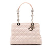 Dior Medium Lambskin Cannage Soft Zipped Lady Dior Shopping Tote Secondhand
