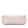Dior Medium Lambskin Cannage Soft Zipped Lady Dior Shopping Tote Secondhand