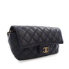 Chanel CC Quilted Caviar Sunglasses Case with Chain Secondhand