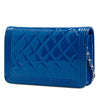 Chanel Quilted Patent Boy Wallet on Chain Secondhand