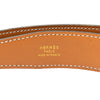Hermès Leather Constance H Reversible Belt Secondhand