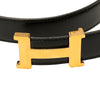 Hermès Leather Constance H Reversible Belt Secondhand