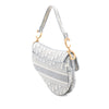 Dior Oblique Embroidered Canvas Saddle Bag Secondhand