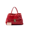 Miu Miu Matelasse Nappa Lux Bauletto Convertible Handbag Secondhand