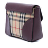 Burberry Small Haymarket Check Nylon and Leather Dickens Crossbody Secondhand
