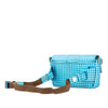 Fendi Joshua Vides Mini Nylon Gingham Convertible Baguette Satchel Secondhand