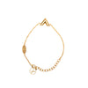 Louis Vuitton Gold Plated Essential V Bracelet Secondhand