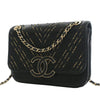 Chanel Small Chevron Sheepskin Subtle Flap Secondhand