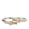 Hermès Palladium Plated Ravinet d Enfert Double Horse Head Bracelet Secondhand