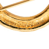 Chanel Gold Plated Rue Cambon Tag Brooch Secondhand