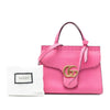 Gucci Small GG Marmont Leather Top Handle Satchel Secondhand