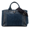 Prada Denim Canapa Bijoux Satchel Secondhand