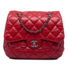 Chanel Medium Quilted Lambskin 3 Accordion Flap Secondhand
