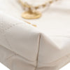 Chanel Mini Shiny Calfskin 22 Hobo Secondhand