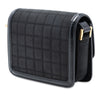 Secondhand Saint Laurent Small Quilted Suede Solferino Satchel In Box
