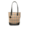 Burberry Haymarket Check Canvas Tote Secondhand