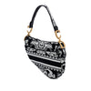 Dior Canvas Embroidered Ornamental Cornely Saddle Bag Secondhand