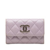 Chanel CC Quilted Caviar Flap Card Holder Secondhand