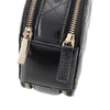 Chanel Quilted Glazed Lambskin Handle With Care Round Vanity Case with Chain Secondhand