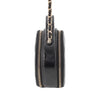 Chanel Quilted Glazed Lambskin Handle With Care Round Vanity Case with Chain Secondhand