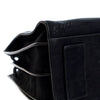 Secondhand Saint Laurent Small Croc Embossed Suede Sac De Jour Satchel