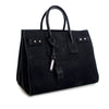 Secondhand Saint Laurent Small Croc Embossed Suede Sac De Jour Satchel